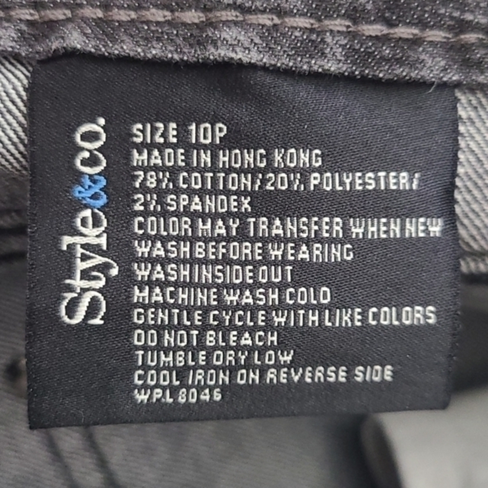 [Style & Co] Mid Rise Gem Pockets - Size 10P - Picture 7 of 8
